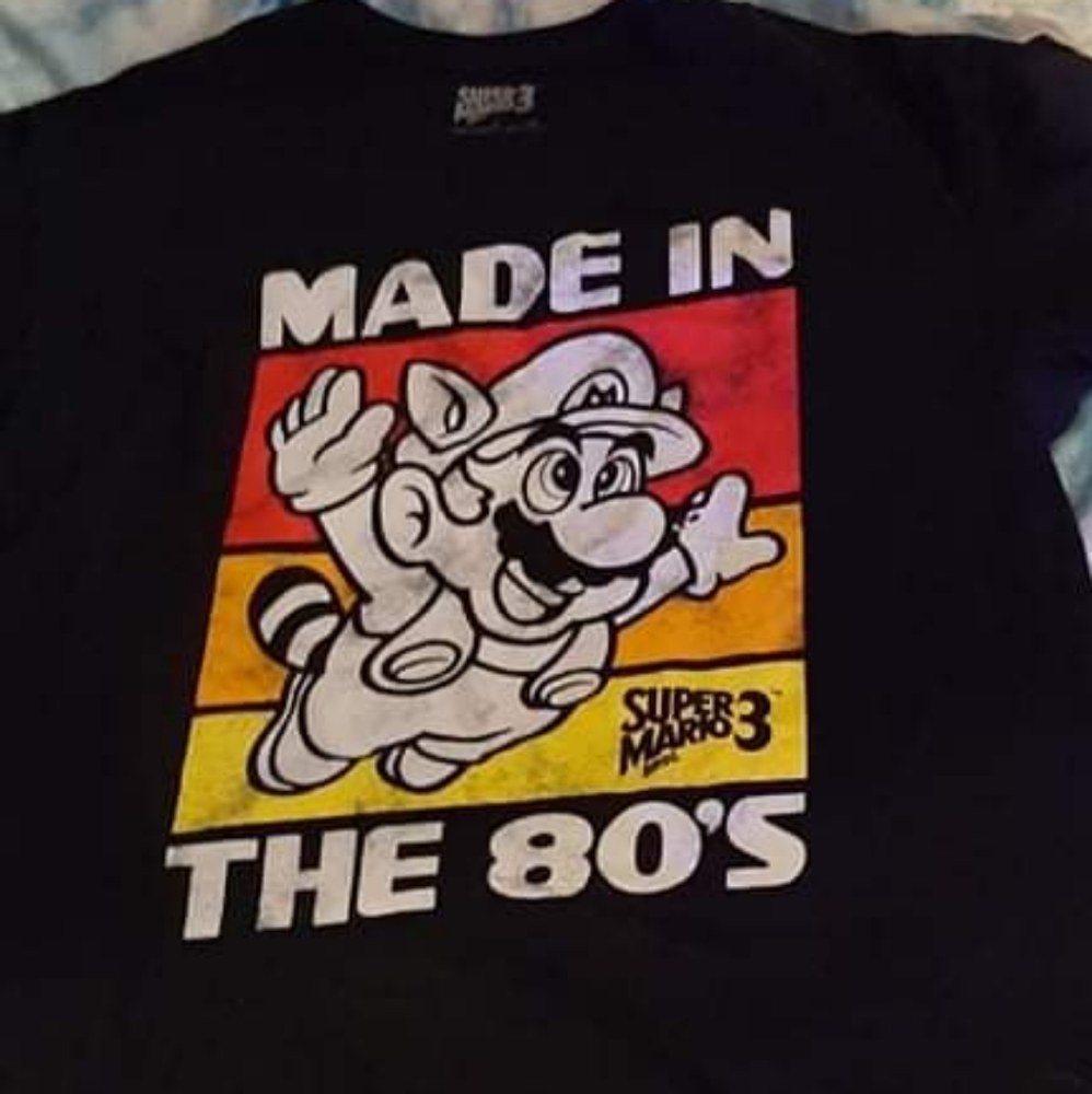 Like new super mario 3 shirt